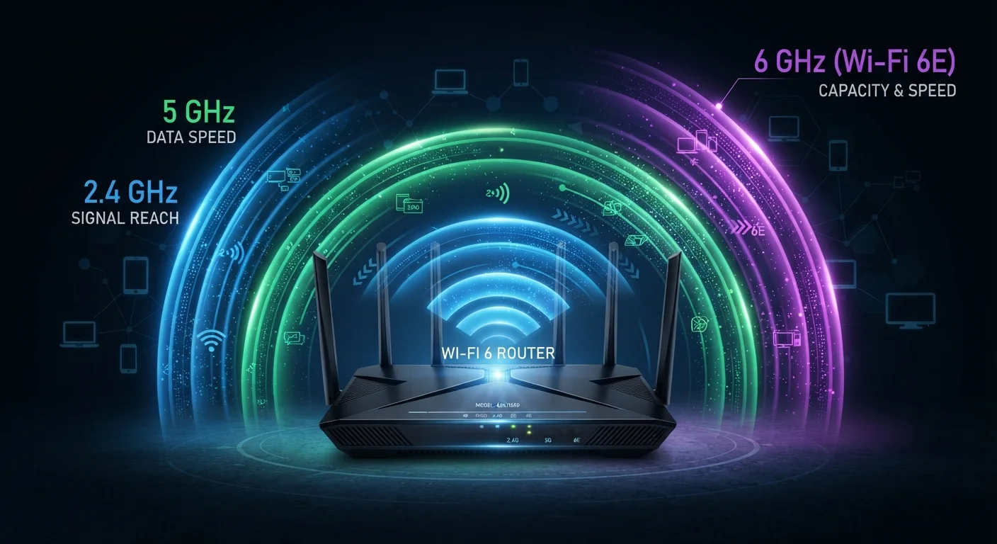 2.4 GHz vs. 5 GHz vs. 6 GHz: Picking the Right Wi-Fi Band