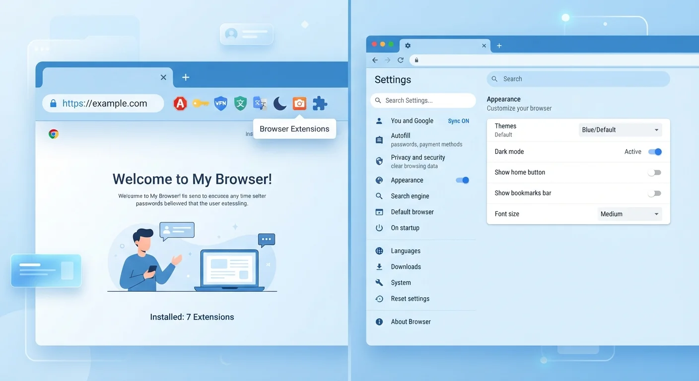Browser Extensions vs. Built-In Settings: Which Should Handle Your Privacy?