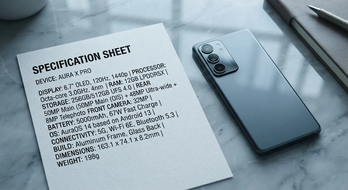 Everything a Smartphone Spec Sheet Covers — and the Gaps It Deliberately Leaves Out