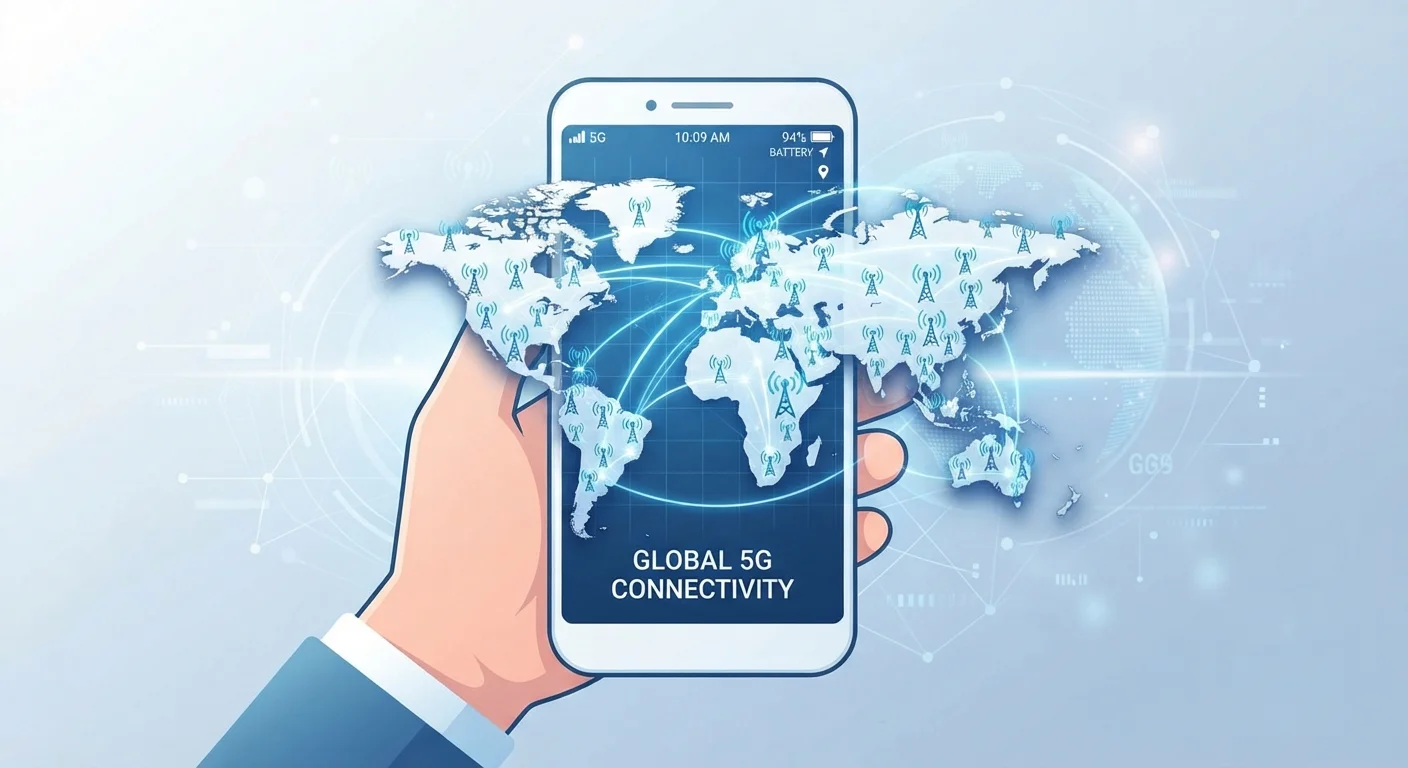 Mobile Data Abroad: How Roaming Works on 5G Networks