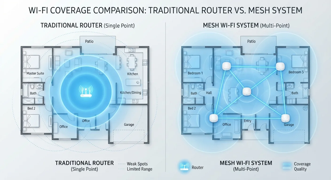 Single Router vs. Mesh Network: Matching the Setup to Your Home