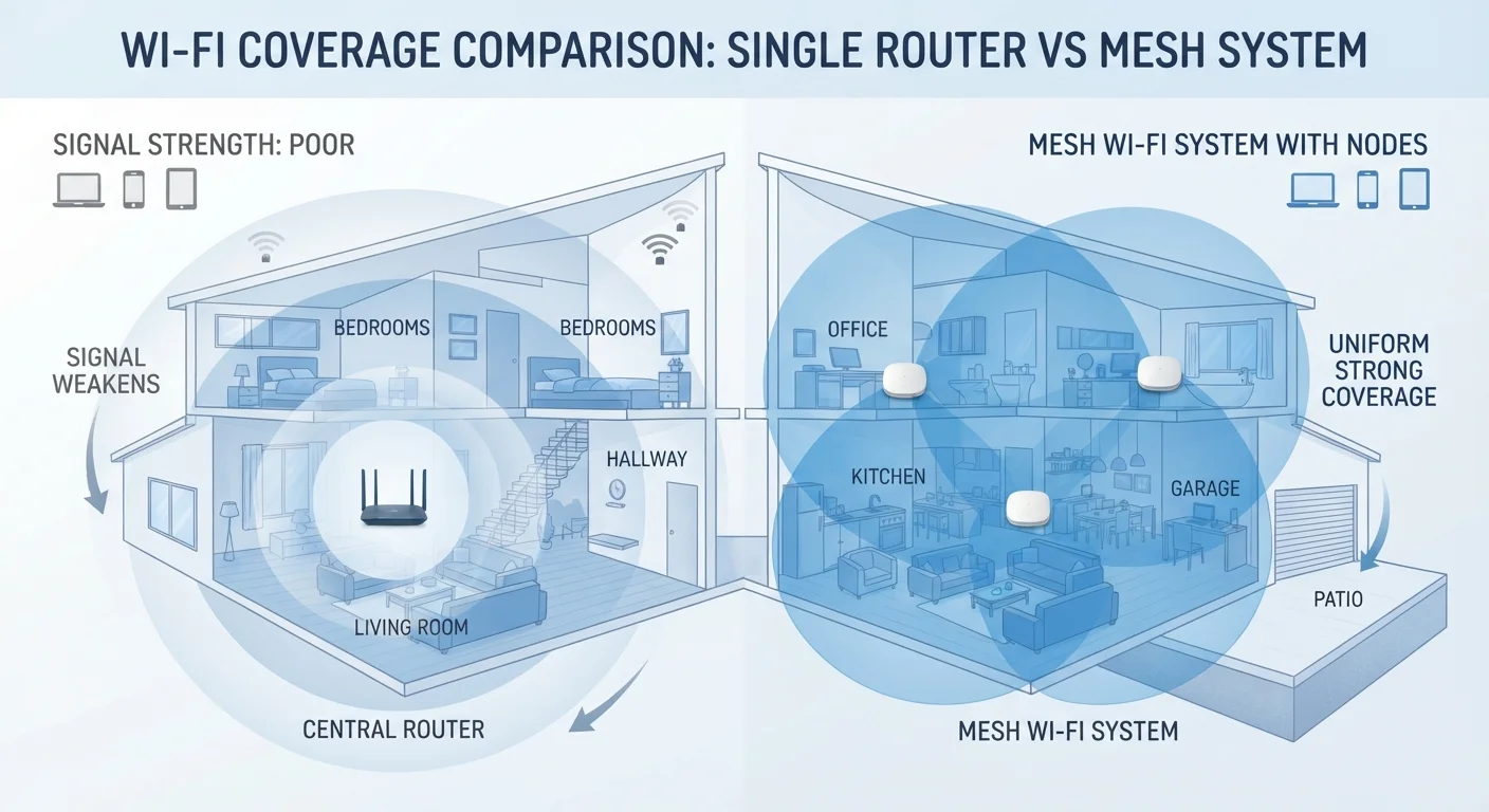 Single Router vs Mesh Network: Which Architecture Fits Your Home?