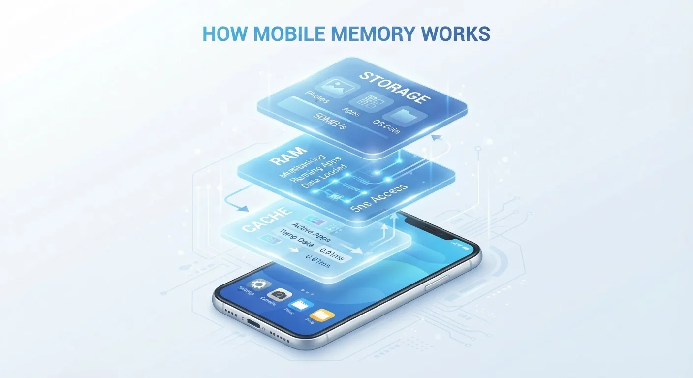 Understanding Phone Storage: RAM, Internal Storage, and Cache Aren't the Same Thing